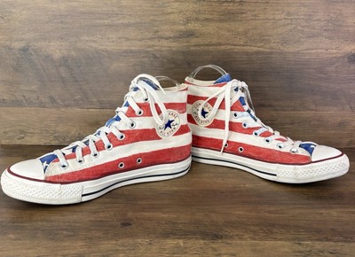 Vintage Converse All Star American Flag USA Canvas Sneaker High