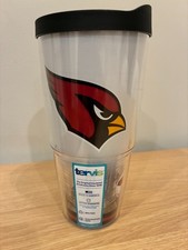 NEW Arizona Cardinals NFL Tervis Travel Cup Mug Tumbler w/ lid 24 oz NWT
