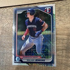 2024 Bowman Chrome Prospects Walker Jenkins Mojo Refractor BCP-204 Twins RC