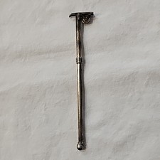 Vintage Novelty Cart Sterling Silver Cocktail Swizzle Stick Sterling Whisk