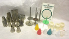 VTG ATECO FANCY PASTRY DECORATING ICING PIPING TIPS Cake Mate Large Lot — photo 1