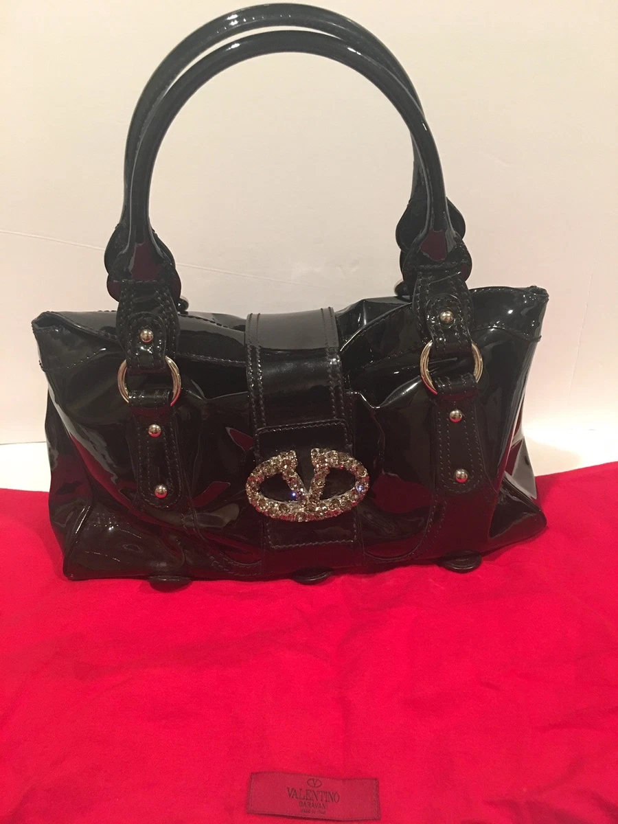 Valentino patent leather best sale bag