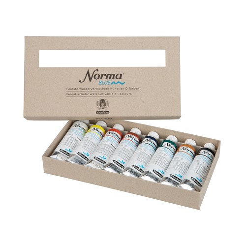 Schmincke - Norma Blue - Kartonset - vegan - 8 x 35 ml Tuben -Künstler-Ölfarben - Bild 2 von 13
