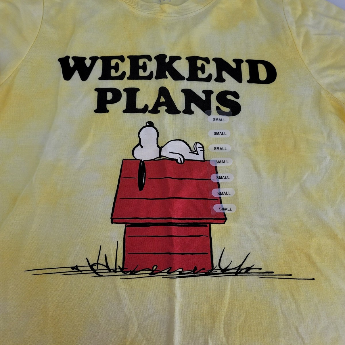 tie dye snoopy shirt