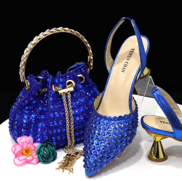 Vestido de festa feminino strass gatinho salto balde vestido casamento sapatos glitter  - Imagem 4 de 4