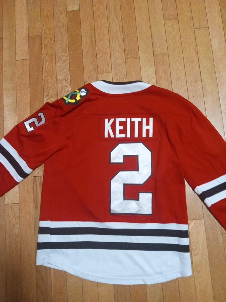 AUTÉNTICA CAMISETA ADIDAS NHL CHICAGO BLACKHAWKS DUNCAN KEITH ROJA TALLA 60 Foto 2 de 2
