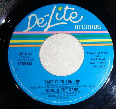Kool & The Gang 45 RPM Record - Love Affair / Take It To The Top C2