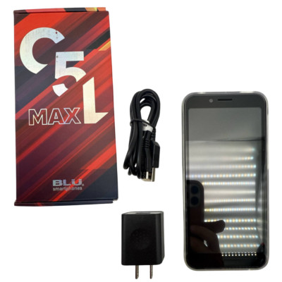 BLU C5L Max 5.5'' Android Smartphone 16GB Storage 4G LTE Dual SIM Wi-Fi Unlocked