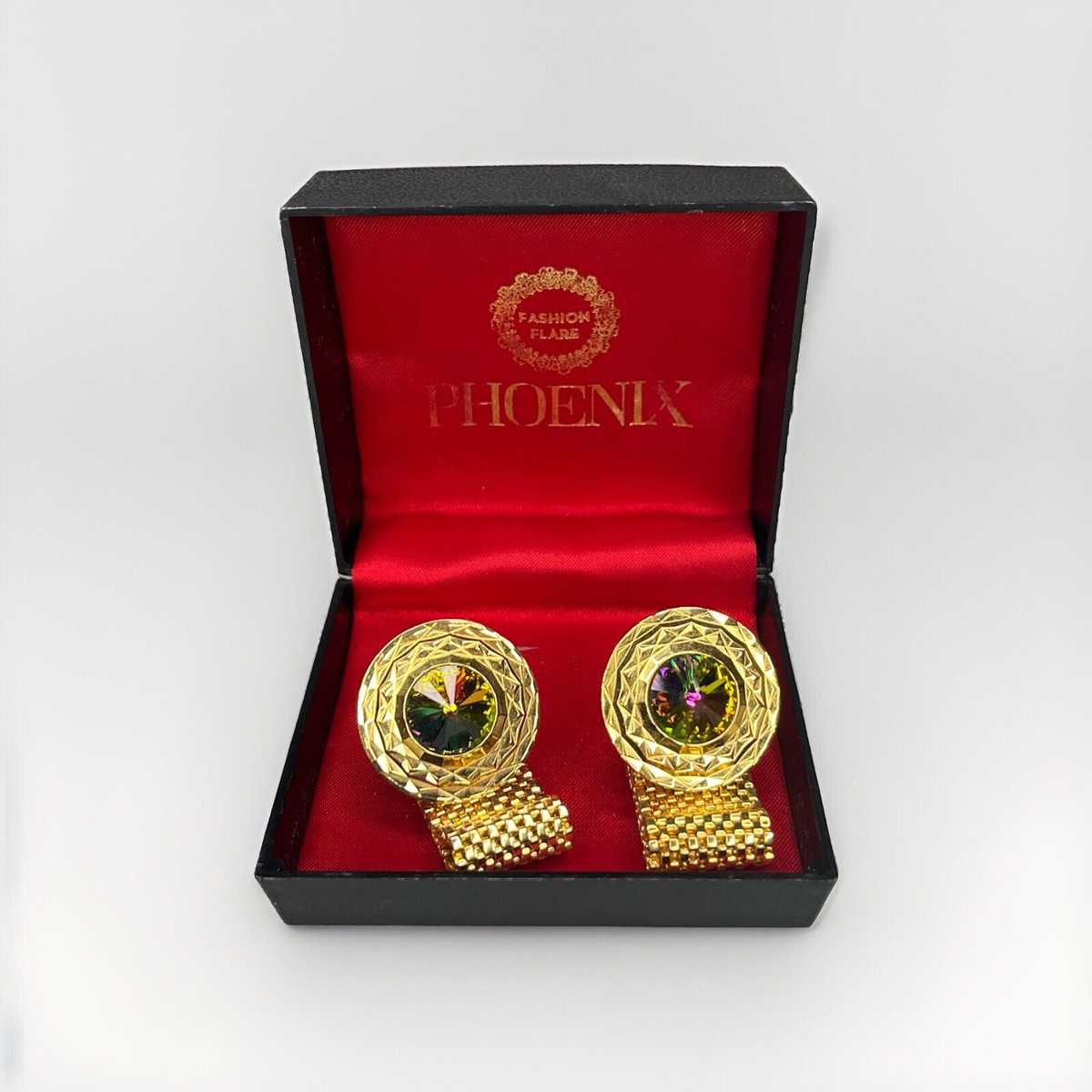 Vintage PHOENIX cufflinks in the original box UK