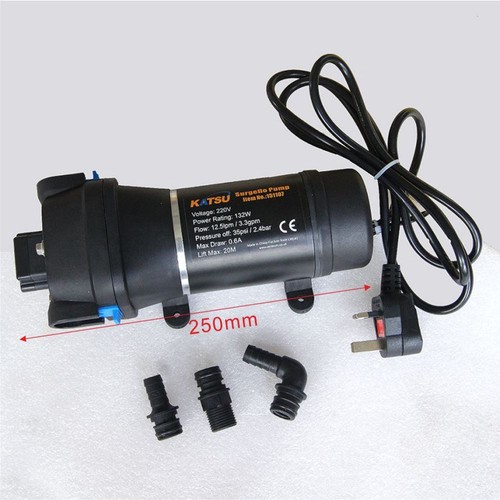 KATSU 151107 35PSI 12.5L/Min High Pressure Diaphragm Water Pump 220V