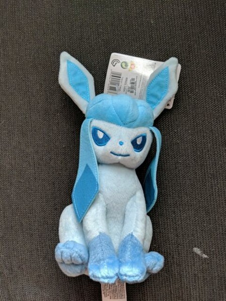 Real TOMY Pokemon Glaceon Stuffed Plush Doll Eeveelution Series for sale online | eBay
