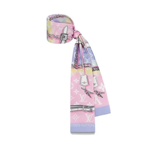 Louis Vuitton Pink Pastel Escale Bandeau Scarf NEW SOLD OUT!!! | eBay