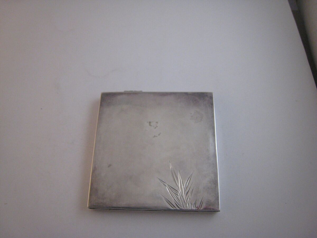 Vintage Japanese 950 Sterling Silver , Hallmark, Compact Fine Silver | eBay Vintage Japanese 950 Sterling Silver , Hallmark, Compact Fine Silver | eBay