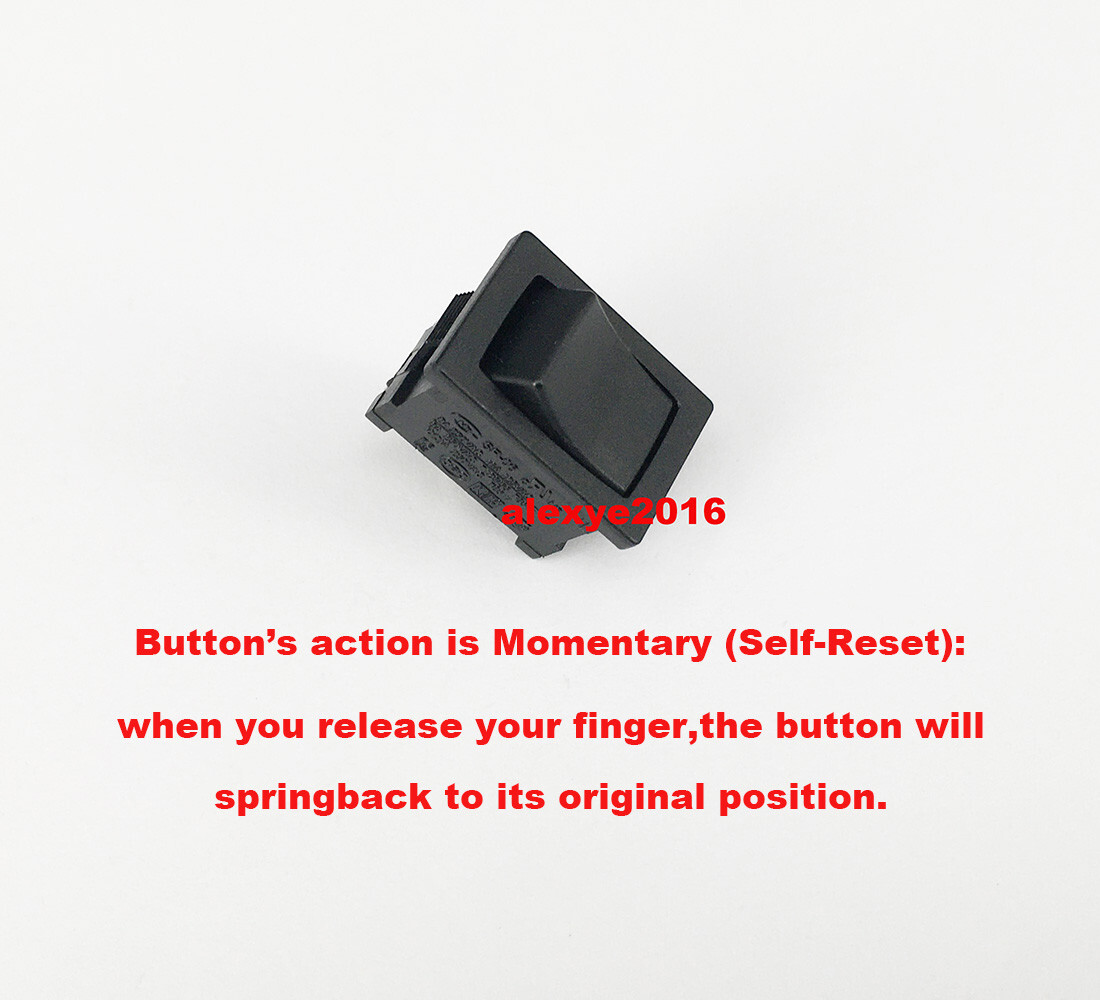 CMM SR-06 Rocker Switch 2 Pins ON-OFF 2 Position Momentary 1724 | eBay