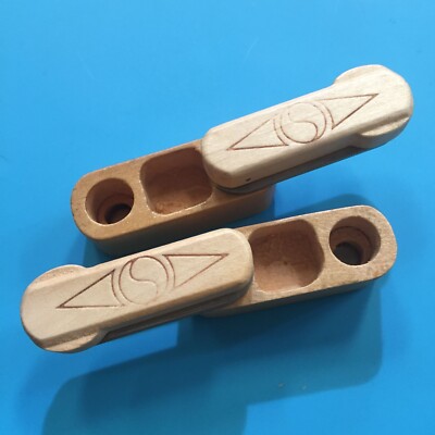 Americanpipes  2 PCS Foldable Wooden tobacco Monkey Pipe
