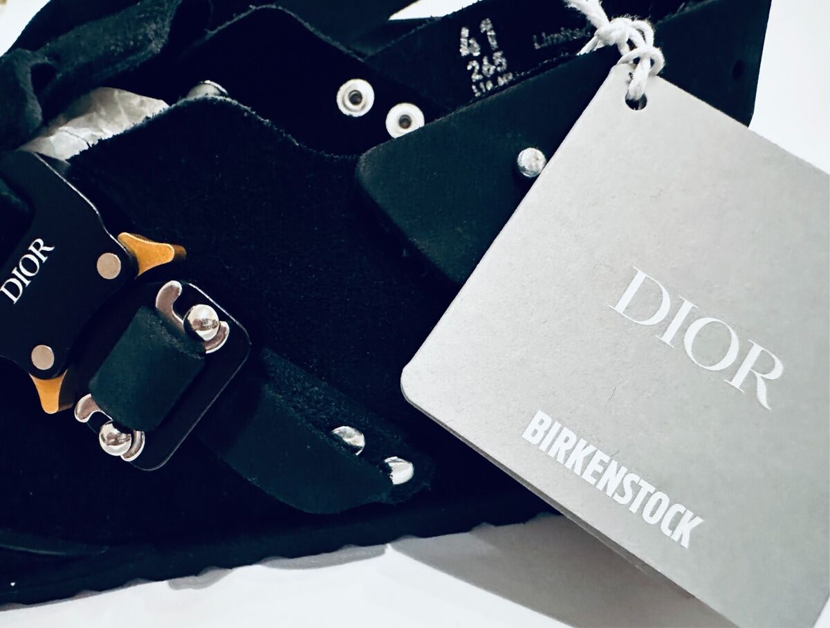 Dior by Birkenstock Tokio Mule Black 41 slipper New w/box | eBay Dior by Birkenstock Tokio Mule Black 41 slipper New w/box | eBay