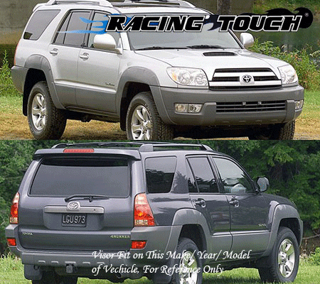 Window Visors Rain Guard For Toyota 4Runner 2003 2004 2005 2006-2009 03-09 - Bild 7 von 7