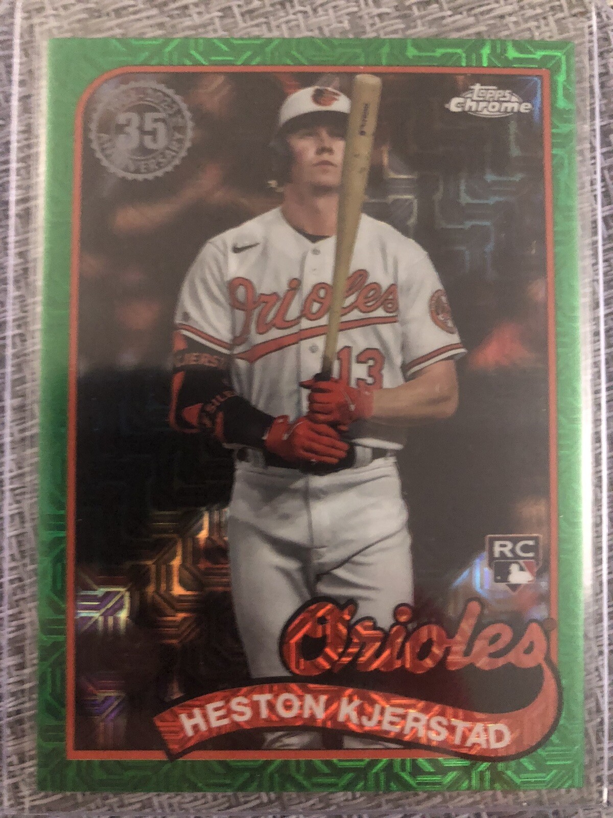 2024 Topps Series 1 Heston Kjerstad SILVER Pack GREEN #31/99 RC 1989 MOJO