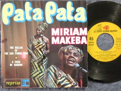 MIRIAM MAKEBA Pata Pata / 3-track SP FRANCE REPRISE VOGUE RVEP. 60112