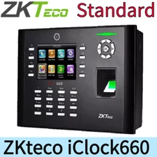ZKteco Software 8K Fingerprint Time Attendance Terminal Access Control iClock660