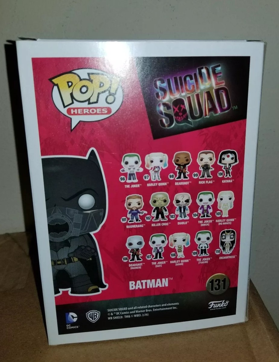 POP! FUNKO バットマン（スーサイド・スクワッド） Funko Suicide Squad: Batman Collectible Vinyl Figure, 4 in