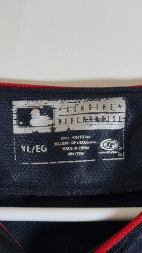 Minnesota Twins Jersey Blue XL Button Up Short Sleeve Genuine MLB True Fan - Picture 4 of 11
