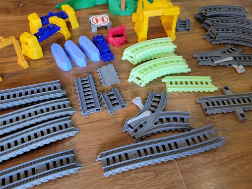 Juego de tren Trackmaster gran colección rampas grises (thomas set-a) - Imagen 9 de 11