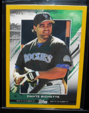 2020 TOPPS RIP DANTE BICHETTE #20 GOLD #D 2/5 RIPPED-NO MINI~TORN (BO'S DAD)