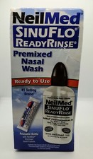 NeilMed ☆ SinuFlo READY RISCIACQUO ☆ Bottiglia da spremere riutilizzabile ☆ 2 pacchetti di ricarica Neti