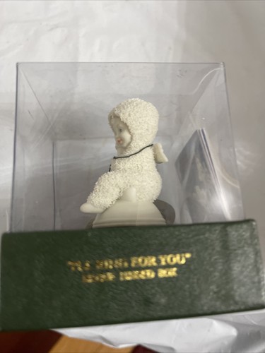 Snowbabies ~ "I'll Ring For You" ~ Hinged Ring Trinket Box //NIB // - Picture 3 of 8
