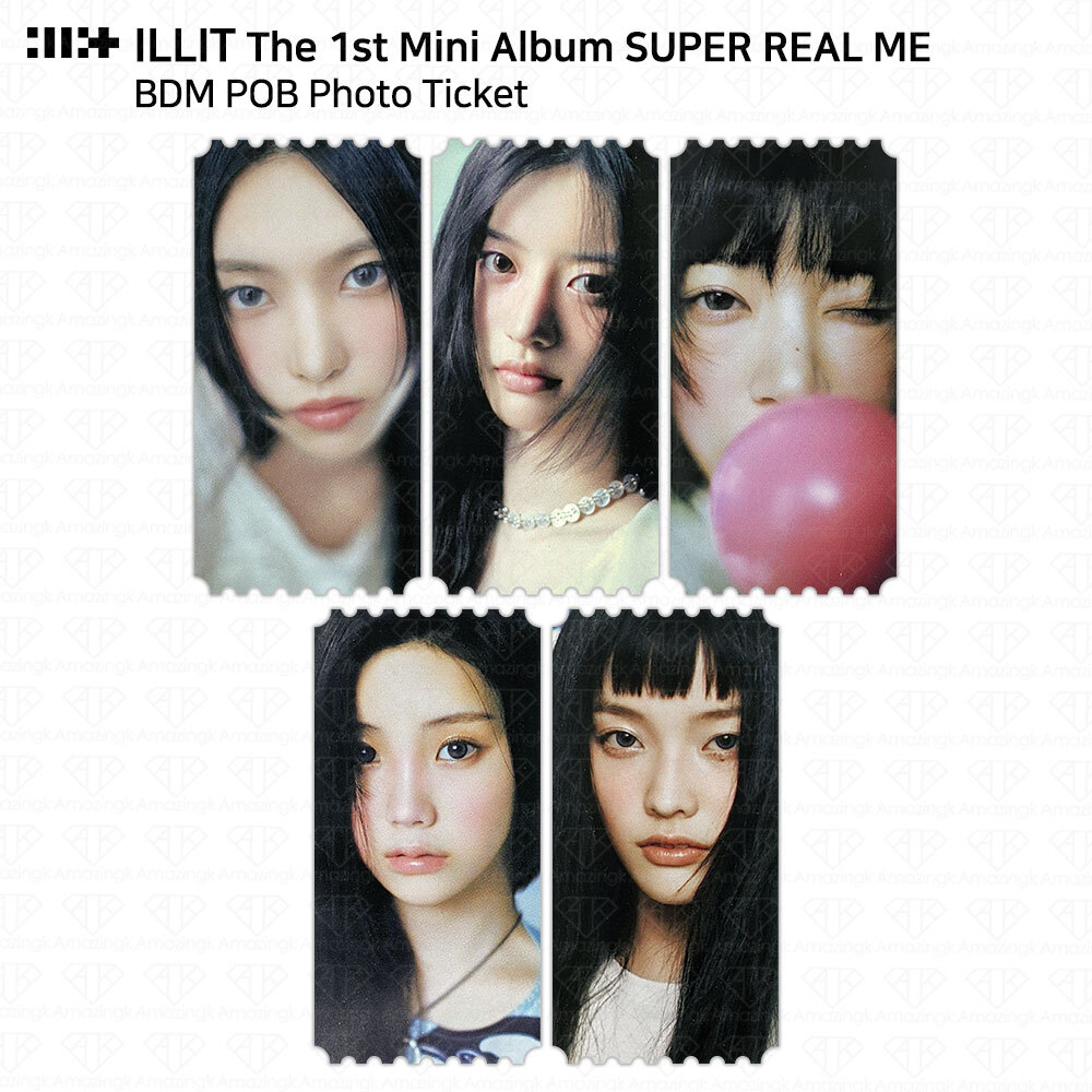 ILLIT The 1st Mini Album Super Real Me BDM POB Photo Ticket KPOP K