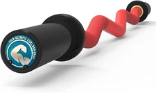Olympic Barbell 47Inch-4Ft-350Lb /86Inch-7Ft-1500Lb EZ Curl Weight Bar, Capacity