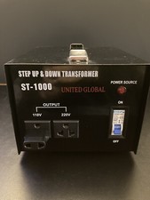 1000 watt Step Up Step Down Voltage Transformer Converter With Fuse Protection