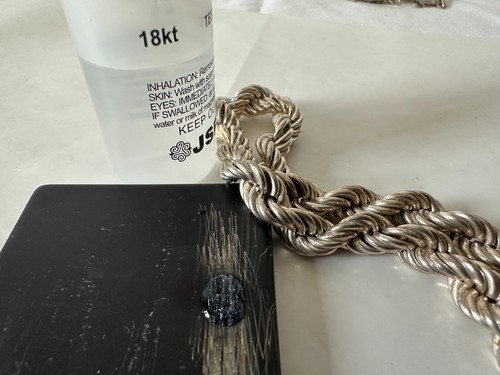 Vintage Sterling Silver Rope Twist Link Necklace 58.35 Gram - Picture 8 of 8