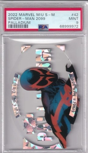 Spider-Man 2099 #41 Marvel 2022 Metal Universe Spider-Man Palladium card