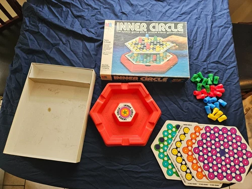 99% Inner Circle Board Game Vintage Milton Bradley (Missing One Pawn) 1981