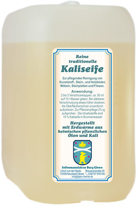 Kaliseife Kali-Schmierseife traditionell planzl. 4 Liter- KANISTER bio