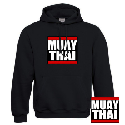 FISTFULL Hoodie Motiv: ''Muay Thai'' Thaiboxen Kapuzenpullover Kampfsport Hoody