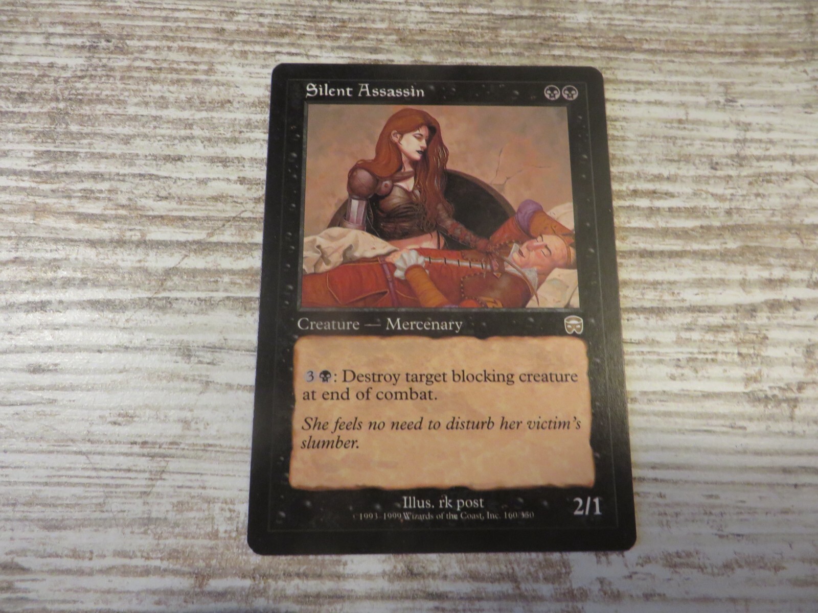 1x Silent Assassin - Mercadian Masques - NM - English - OOP MTG