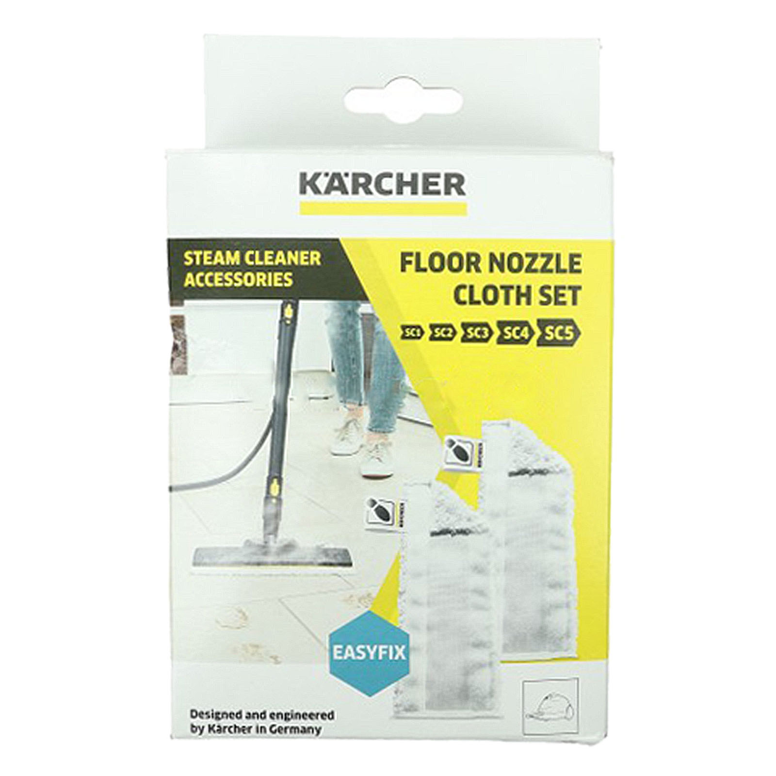 KARCHER Steam Cleaner Floor Pads SC1 SC2 SC3 Easyfix Pad SC4 + SC5