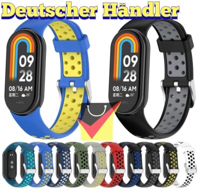 Armband für Xiaomi Mi Band 10 / 9 / 8 Sport Silikon Ersatz Uhr strap tracker