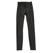 Lululemon Mapped Out High Rise Tight  28" Womens 6 Black Fold Over Back Pocket