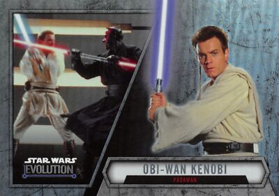 「EVOLUTION OF OBI-WAN」 OBI WAN-KENOBI / Star Wars Evolution (Topps 2016) BASE Trading