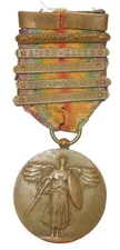 WWI US Army 5 Bar Victory Medal NAMED on Back CA9