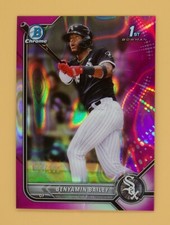 2022 Bowman Chrome Benyamin Bailey 108/199 Prospects Fuchsia Lava Refractors