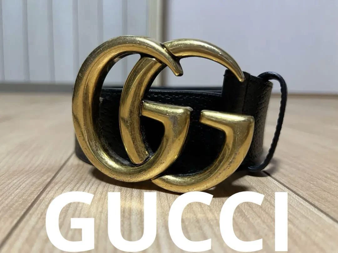 Ceinture homme GUCCI noire accessoire de mode authentique
