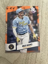 2024 Big League Base Common Electric Orange Foil # 48 Willy Adames 