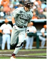 CADEN SORRELL TEXAS AM&M AGGIES BASEBALL SIGNED 8X10 PHOTO W/COA #1