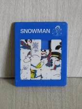 VTG Fun World Holiday Snowman Slide Tile Plastic Christmas Puzzle READ
