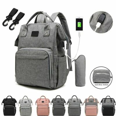Backpack Bag Large Capacity Mom Baby Multi-function Waterproof Charger Baby Care